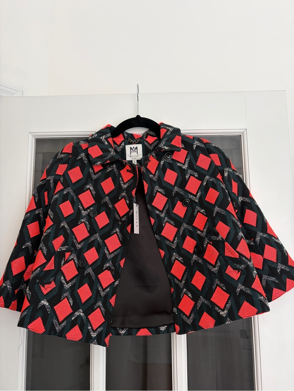 NWT Milly Mini Penelope Peacoat